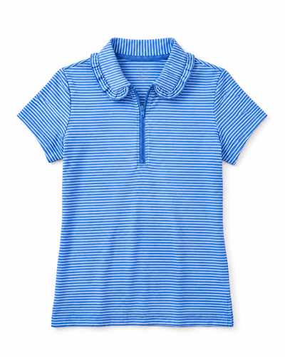 Lillian Littles Striped Short Sleeve Resort Golf Top