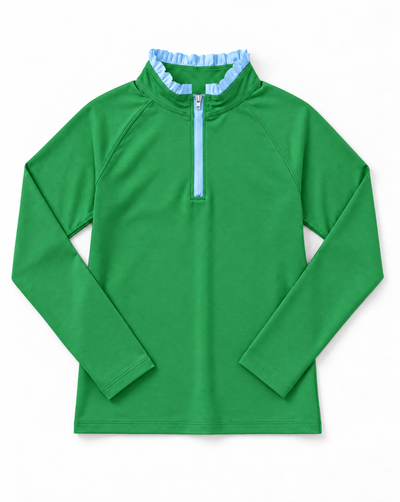 Laura Littles Solid 1/4 Zip Golf Top