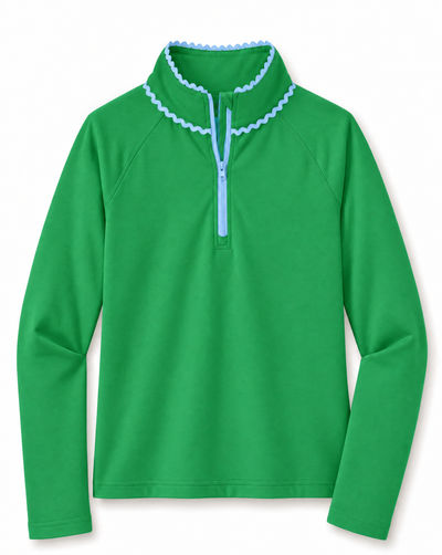 Annika Littles Solid Resort 1/4 Zip Golf Top