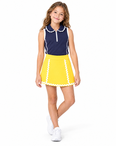 Lorena Littles Solid Resort Golf Skirt