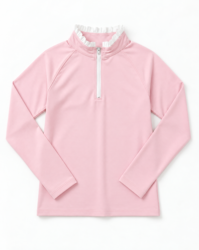 Laura Littles Solid 1/4 Zip Golf Top