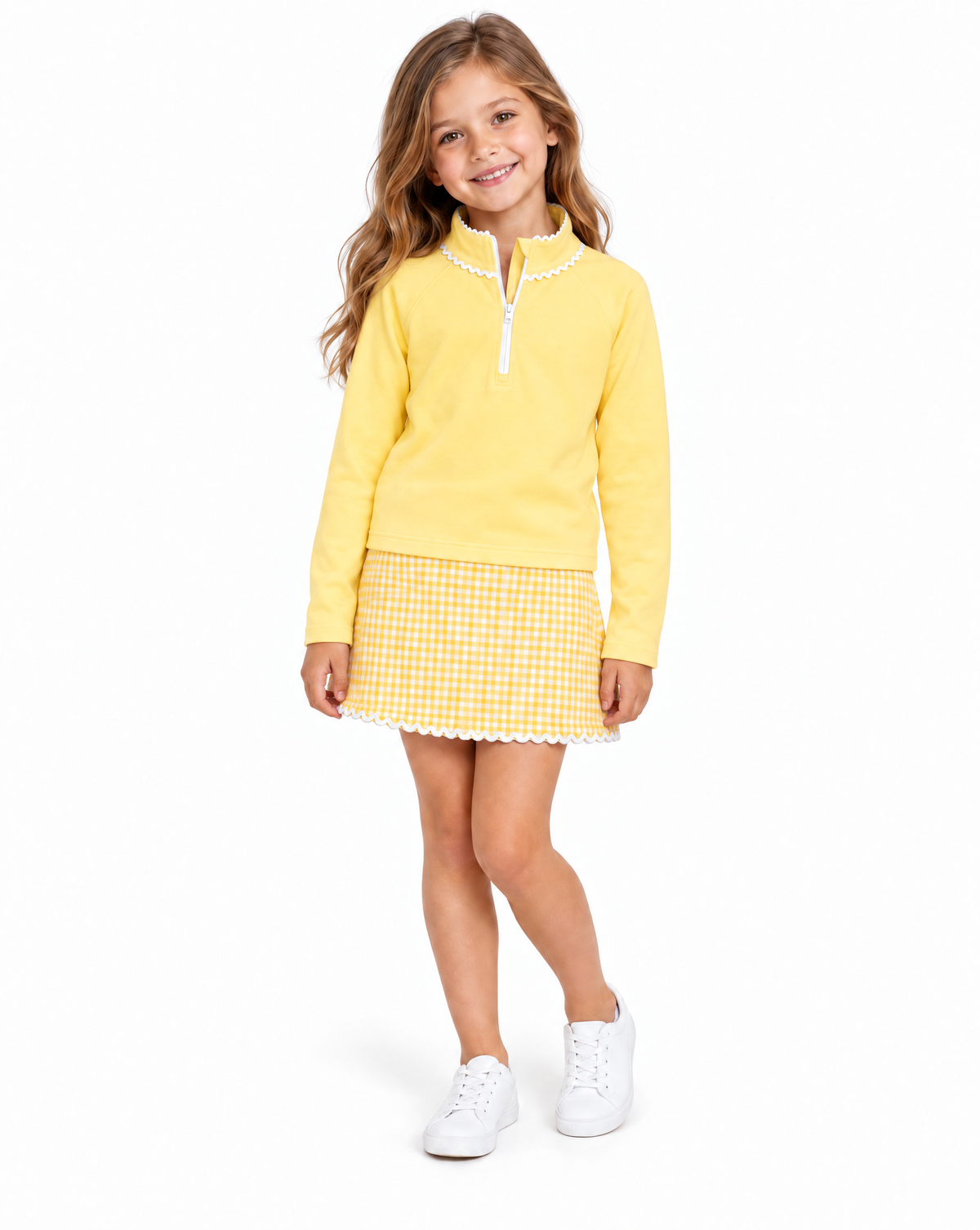 Annika Littles Solid Resort 1/4 Zip Golf Top