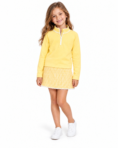 Annika Littles Solid Resort 1/4 Zip Golf Top