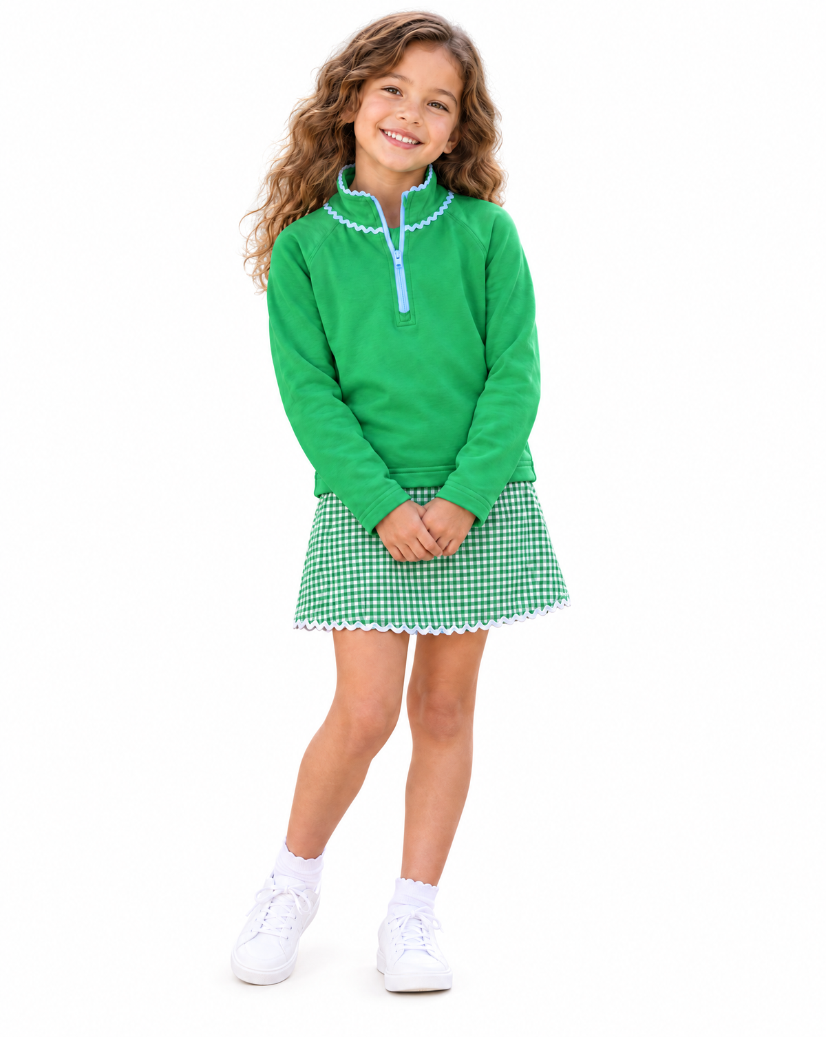 Annika Littles Solid Resort 1/4 Zip Golf Top