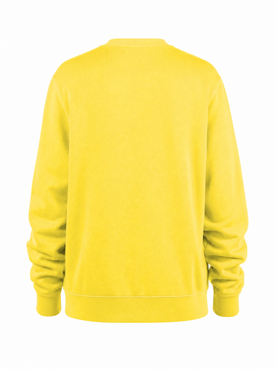 Love All Core Women's Yellow Fay Crew Neck Sweatshirt