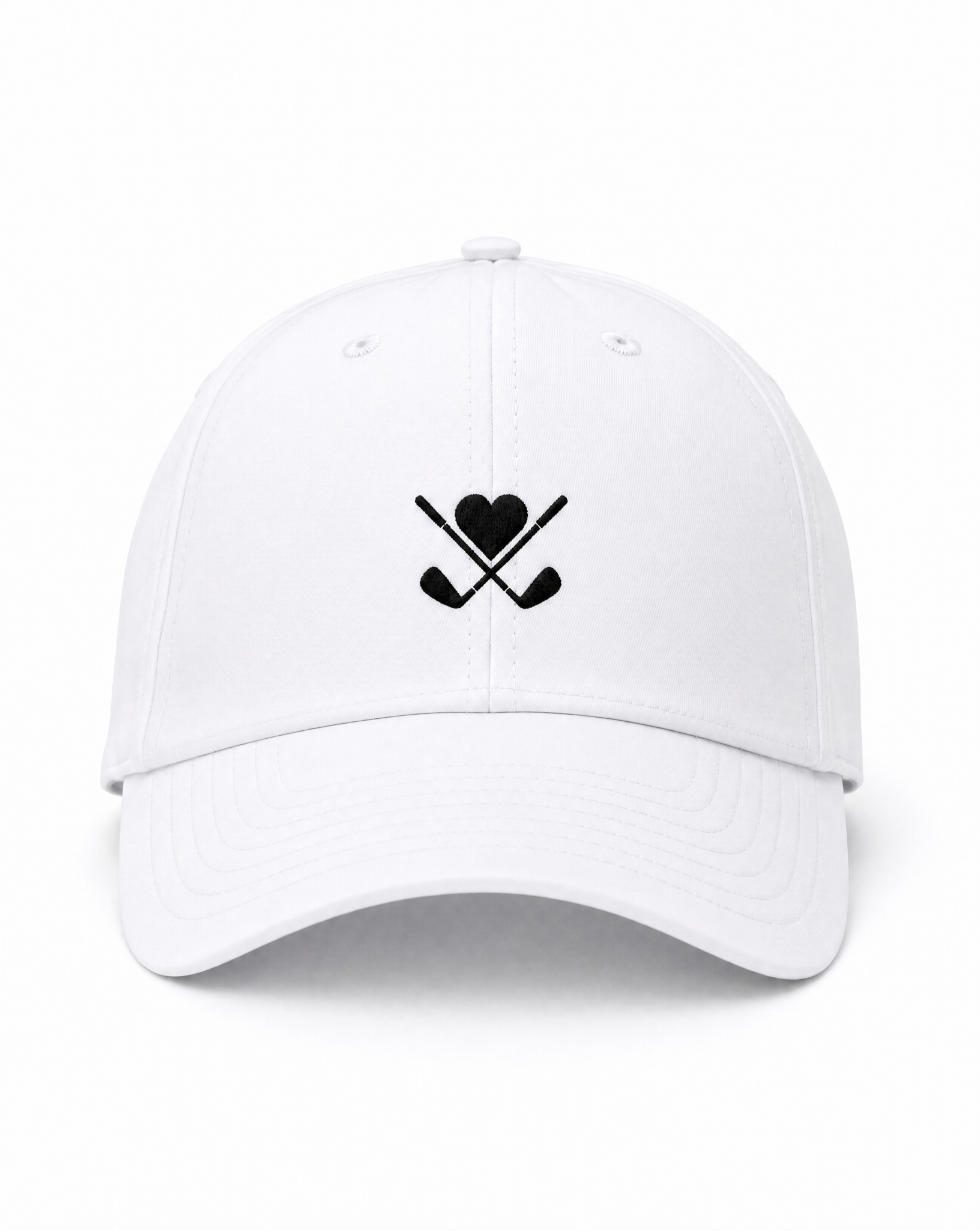 Love All Golf White Performance Hat