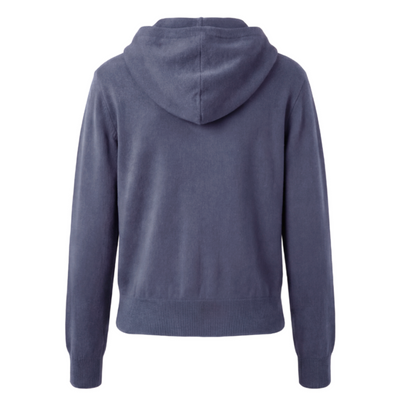 Blue hoodie on a white background