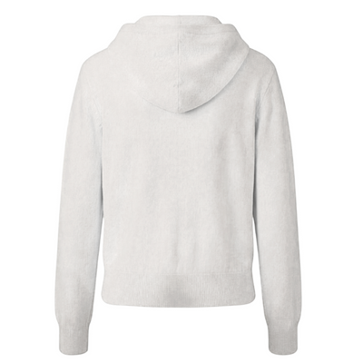 Light gray hoodie on a white background
