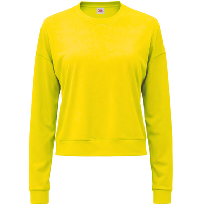 Yellow top on a white background