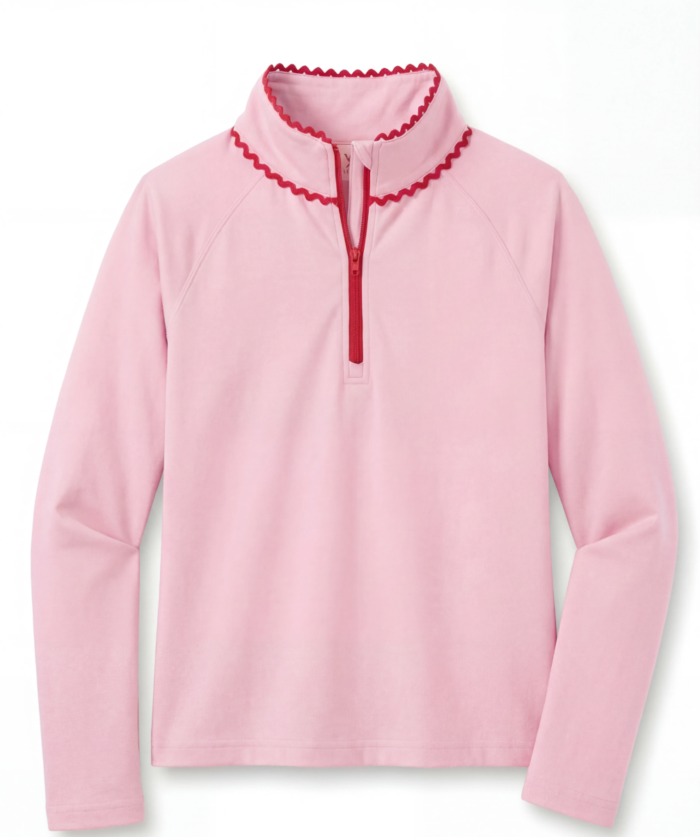 Annika Littles Solid Resort 1/4 Zip Golf Top