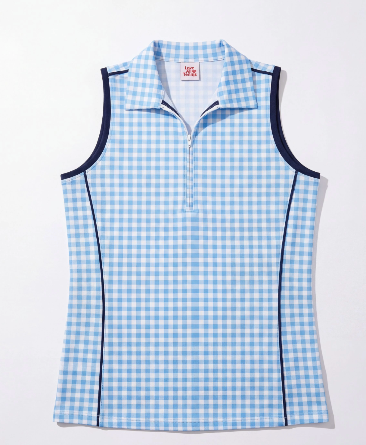 Lorena Gingham Golf Top